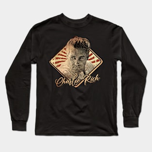 Charlie Rich vintage design on top Long Sleeve T-Shirt